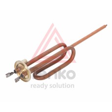 Тэн Tenko 1,5 кВт, фланец, гнутый, длинная ножка, под анод М6