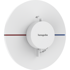 Термостат hansgrohe ShowerSelect Comfort S для душа 15559700 білий матовий
