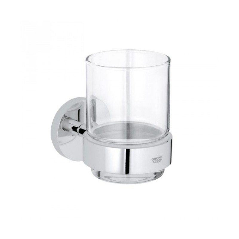 Grohe Essentials Стакан стеклянный с держателем (40447001)