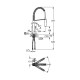Grohe Eurocube Смеситель для мойки однорычажный (31395DC0)