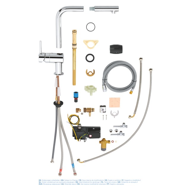 Grohe Minta Touch Сенсорный однорычажный смеситель для мойки (31360001)