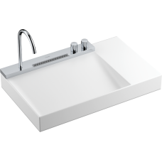 Умывальник 780/475 с хромированным смесителем hansgrohe Avalegra AquaUnit QuickClean+, 22473000