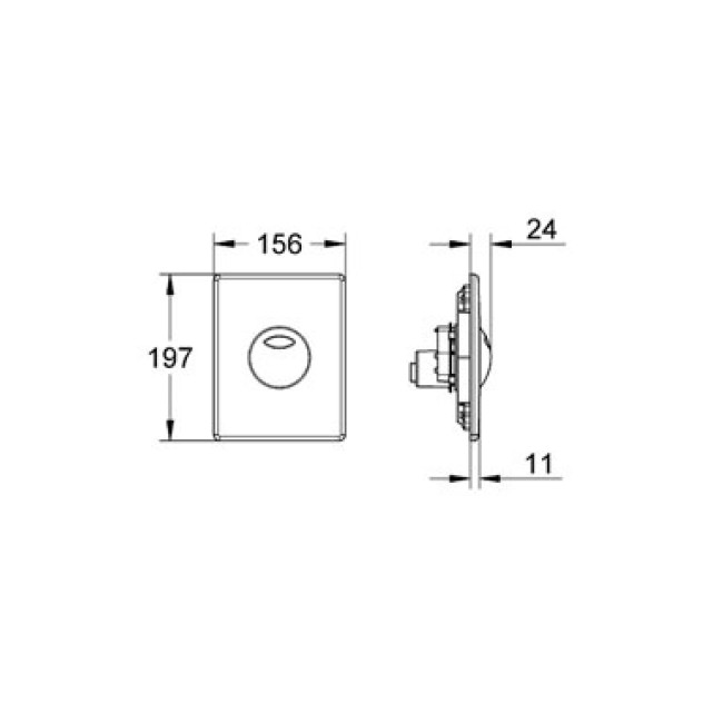 Grohe Skate Панель змиву для унітазу (38862SH0)