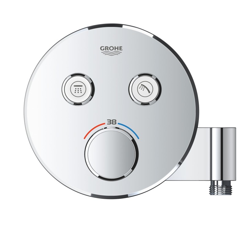 Grohe Grohtherm SmartControl Термостат для встраиваемого монтажа с двумя кнопками управления (29120000)