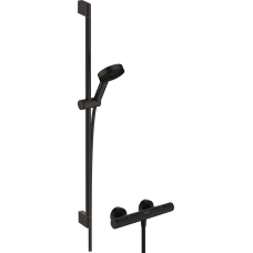 Душовий набір hansgrohe Pulsify Select S EcoSmart 90 см з термостатом Ecostat Element 24271670 чорний матовий