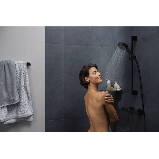 Душовий набір hansgrohe Pulsify Select S EcoSmart 90 см з термостатом Ecostat Element 24271670 чорний матовий