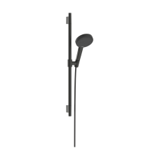 Душевой набор hansgrohe Raindance Alive Select S, Ecosmart 24602670 со стойкой Unica S Puro 65, черный матовый