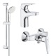 Grohe Комплект смесителей BauFlow 3 в 1 для душа (121630S)