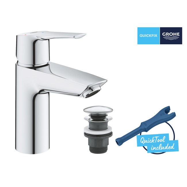Grohe QuickFix Start Одноважільний змішувач для раковини S-Size (23551002)