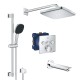 Grohe QuickFix Grohtherm SmartControl Душовий комплект з Vitalio Comfort 250 Cube (UA202801C3)