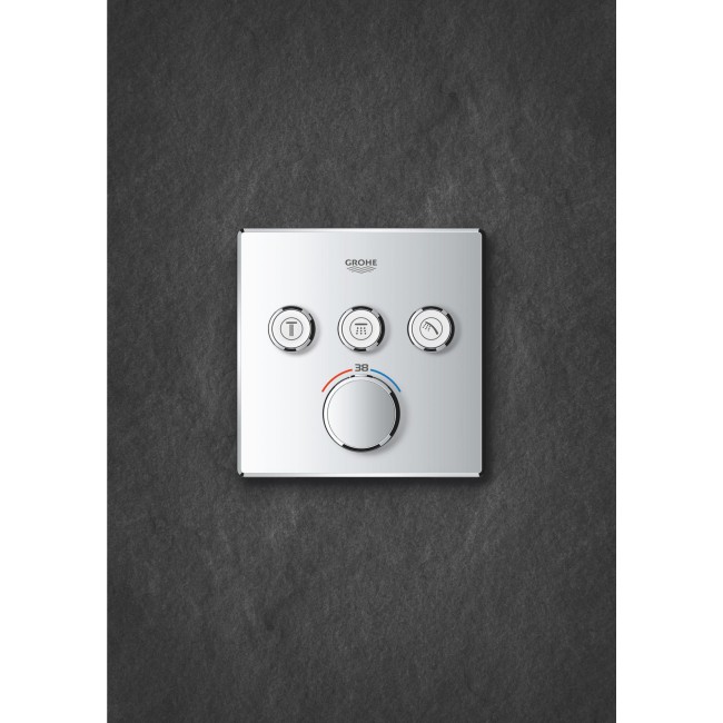 Grohe QuickFix Grohtherm SmartControl Душовий комплект з Vitalio Comfort 250 Cube (UA202801C3)