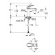 Grohe Euroeco Одноважільний змішувач для раковини M-Size (24266001)