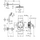 Grohe BauEdge Скрытая душевая система с Tempesta 250 (25291000)