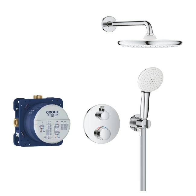 Grohe Grohtherm Душова система прихованого монтажу зTempesta 250 (34872000)