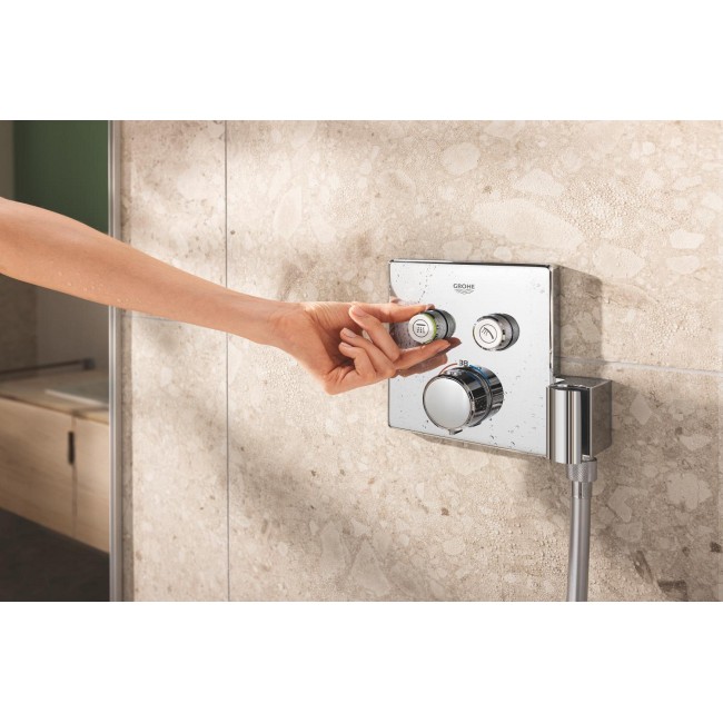 Grohe QuickFix Precision SmartControl Прихована душова система з Vitalio Rain Mono 310 Cube (34876000)