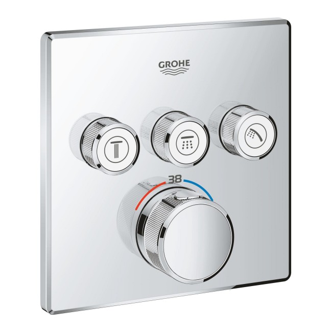 Grohe Grohtherm SmartControl Набір для комплектації ванни та душа з New Tempesta 250 (UA26415SC6)