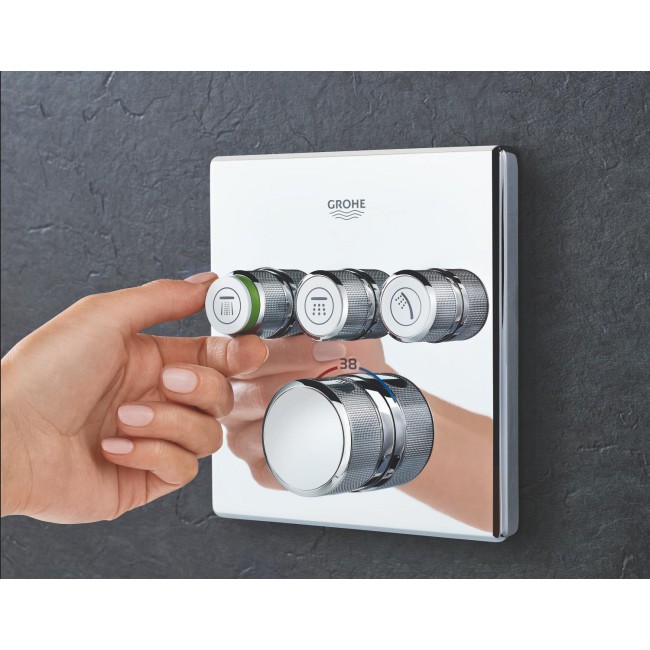 Grohe Grohtherm SmartControl Набір для комплектації ванни та душа з New Tempesta 250 (UA26415SC6)