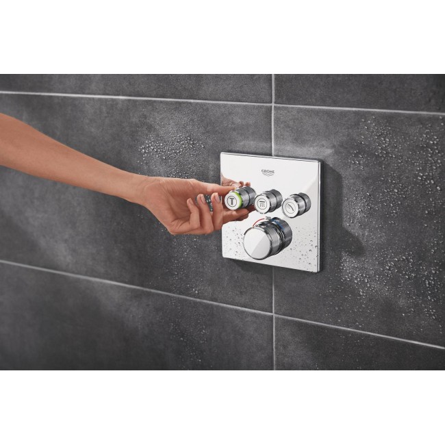 Grohe Grohtherm SmartControl Набір для комплектації ванни та душа з New Tempesta 250 (UA26415SC6)