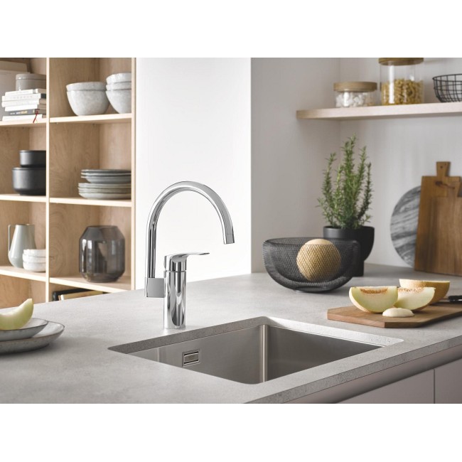 Grohe Комплект смесителей Eurosmart 4 в 1 для ванной и кухни (UA123248M3
)
