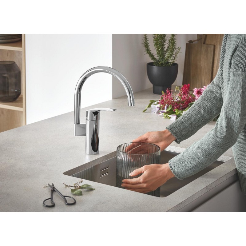 Grohe Комплект смесителей Eurosmart 4 в 1 для ванной и кухни (UA123248M3
)