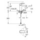 Grohe Cubeo Одноважільний змішувач для раковини M-розміру (1017550000)