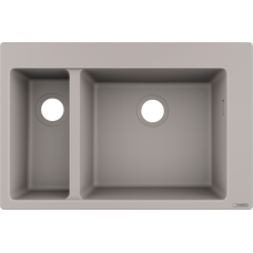 Мойка для кухни hansgrohe S51 S510-F635, бетон 43315380