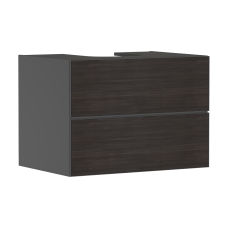 Тумба Xevolos E 780/550, з 2 шухлядами для столешні з вирізом посередині, 54189730 Slate Matt Grey
