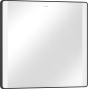 Зеркало Xarita Lite Q 800 / 700 с боковыми LED светильниками, черный матовый 54963670