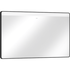 Зеркало Xarita Lite Q 1200/30 с LED подсветкой и ИК-датчиком, черный матовый 54973670