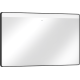 Зеркало Xarita Lite Q 1200/30 с LED подсветкой и ИК-датчиком, черный матовый 54973670