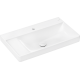 Накладная раковина 800/480 Xelu Q с полочкой слева, с отверстием под смеситель, без перелива, 61033450 с покрытием SmartClean