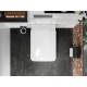 Унитаз подвесной hansgrohe EluPura Q AquaFall Flush SmartClean 61117450, с сиденьем и крышкой