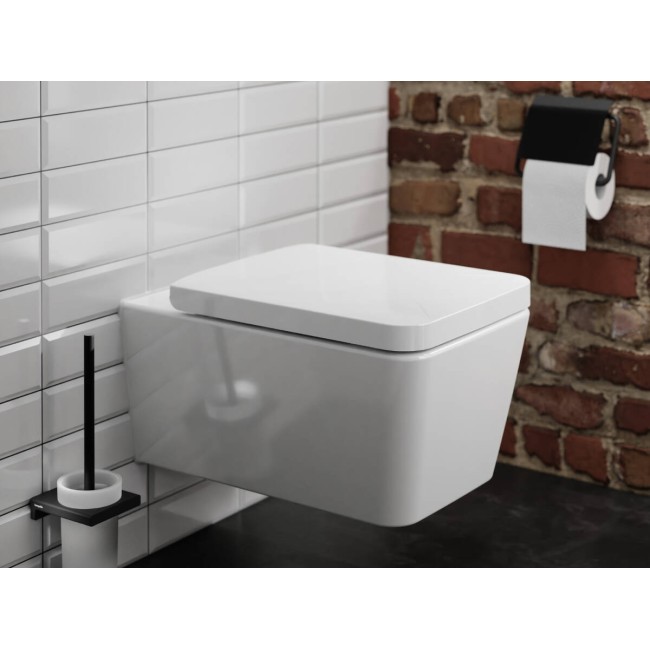 Унітаз підвісний hansgrohe EluPura Q AquaFall Flush, HygieneEffect 62022450, без сидіння та кришки