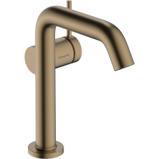 Смеситель hansgrohe Tecturis S CoolStart для раковины с сливным гарнитуром push-open, бронза 73342140