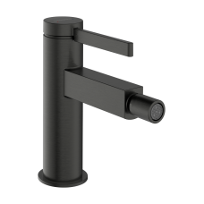 Смеситель hansgrohe Finoris для биде со сливным набором, черный матовый хром 76200340