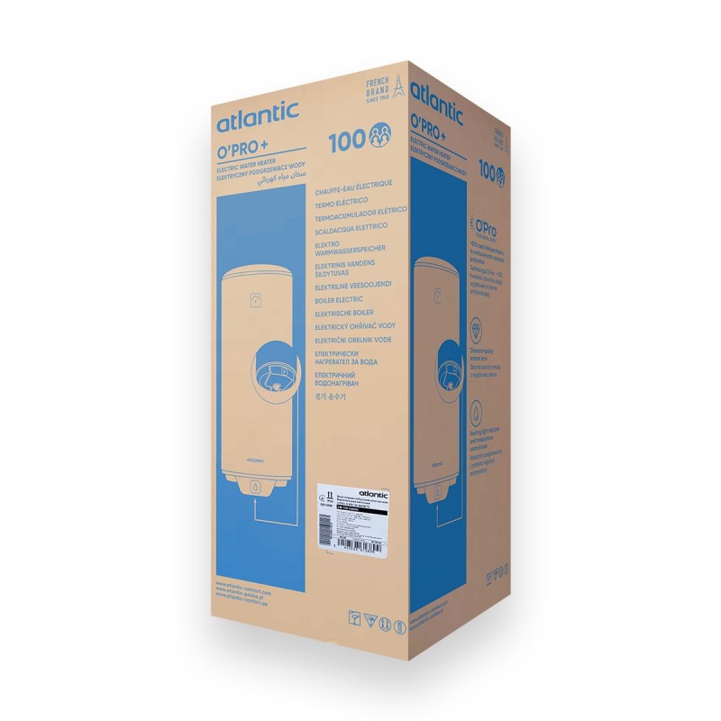 Водонагреватель бытовой электрический AAtlantic Opro+ VM 100 D400S (2000W)