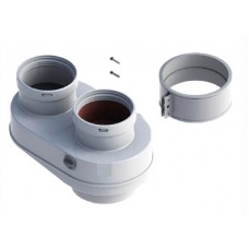 Адаптер Bosch AZ 406 для подключения раздельных дымоходов Ø80-80 к дымоходам Ø80/125