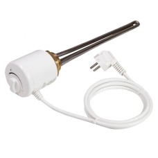 Тэн Tenko RS-R 1,5 кВт, резьба 1"1/4 ,прямой, с термостатом, нерж.