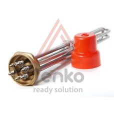 Блок тэнов 6000Вт крепление гайка латунная 2" L=320mm