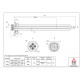 Блок тэнов 4500Вт крепление гайка латунная 11/4" L=300mm