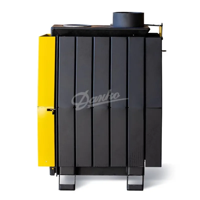 Твердотопливный теплогенератор (буржуйка) Данко-ТТ-10ВК (окно + конфорка)