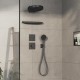 Термостат hansgrohe ShowerSelect Comfort E для душа 15574340 черный матовый хром