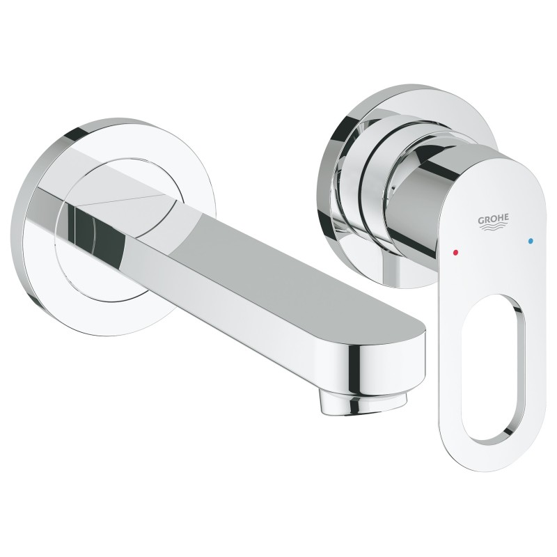 Grohe BauLoop смеситель для умывальника на 2 отверстия, настенный монтаж (20289000)