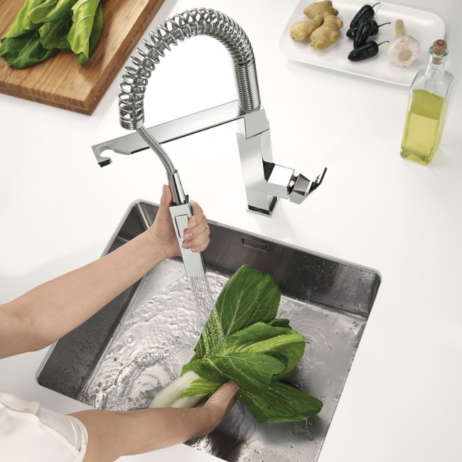 Grohe Eurocube Смеситель однорычажный для мойки (31395000)