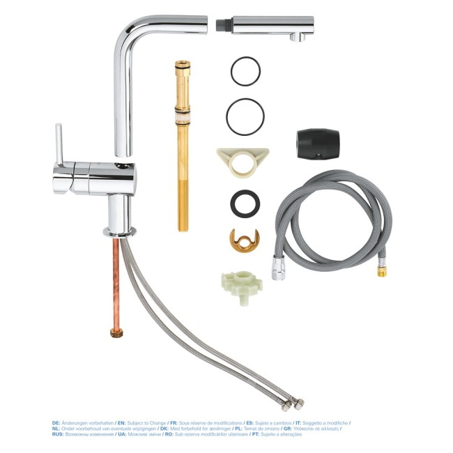 Grohe Minta Смеситель однорычажный для мойки (32168000)
