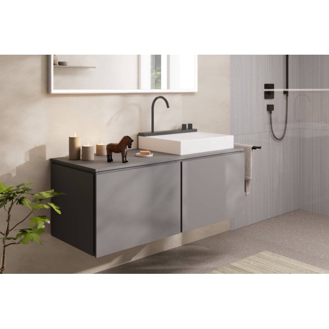 Умывальник 580/475 с хромированным смесителем hansgrohe Avalegra AquaUnit QuickClean+, 22472340