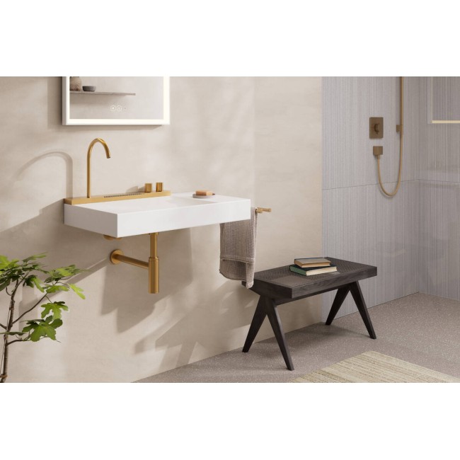 Умывальник 780/475 с хромированным смесителем hansgrohe Avalegra AquaUnit QuickClean+, 22473140