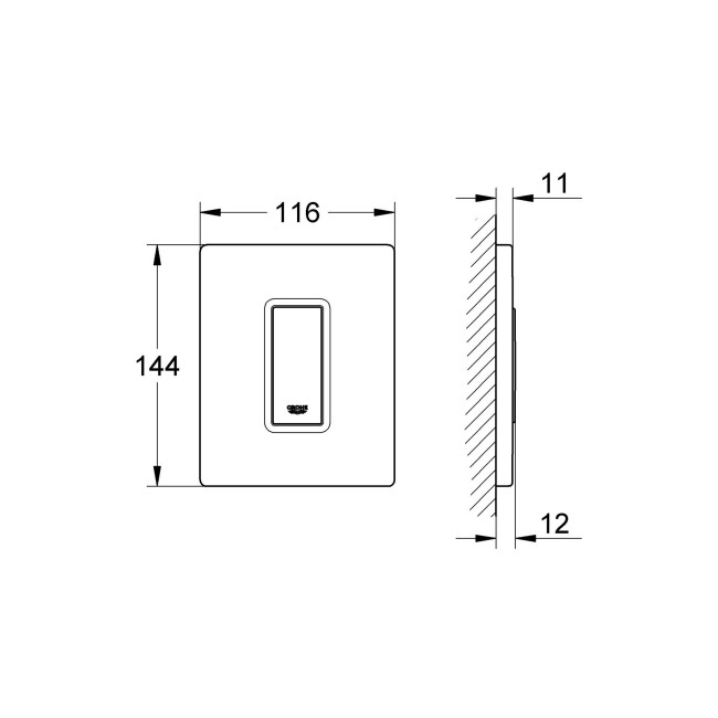 Grohe Skate Cosmopolitan Накладна панель керування (38784SH0)