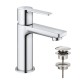 Grohe Lineare Смеситель однорычажный для раковины с нажимным донным клапаном XS-Size (23791001)