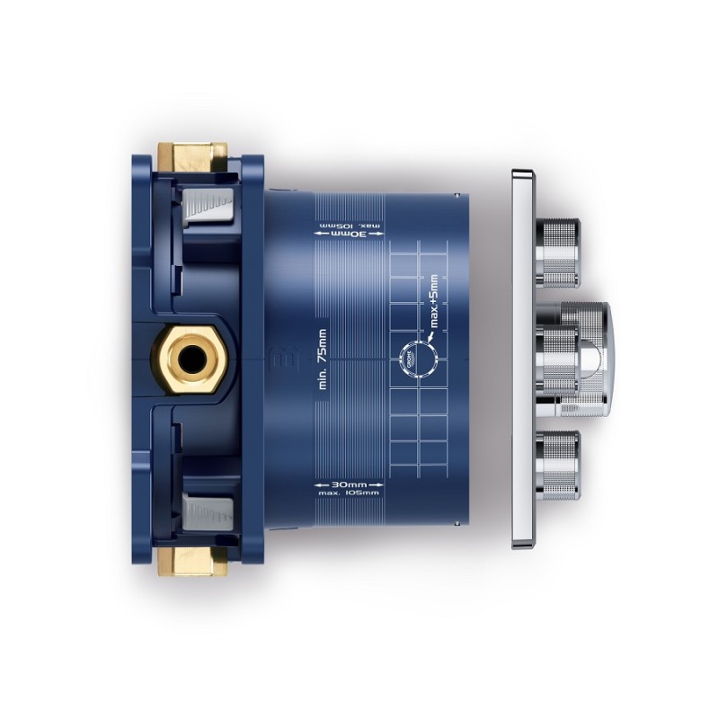 Grohe Grohtherm SmartControl Термостат для встраиваемого монтажа на 3 выхода (29126000)